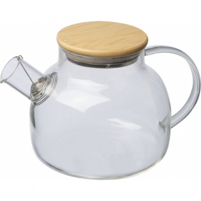 Glass jug with bamboo lid FRANKFURT 1000ml