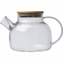 Glass jug with bamboo lid FRANKFURT 1000ml