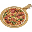 Round pizza and serving tray
