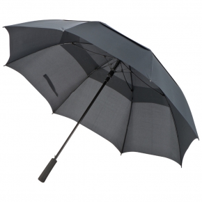 Automatic golf umbrella with windscreen