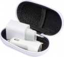 Travel car charger and USB and USB Type-C charging plug