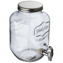 Glass dispenser with 4 jugs