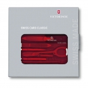 SwissCard Classic красный прозрачный