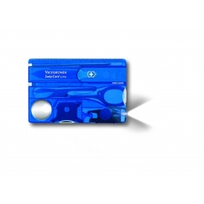 SwissCard Lite blue transculent