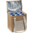 Gift set with drinking bottle, lunch box and jute cooler bag