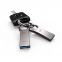 Clef USB 3.0 Silicon Power JEWEL J80 TITANIUM 16GB, couleur gris