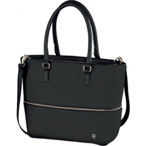 Women's tote with removable laptop sleeve Wenger Eva 13`, black/navy
