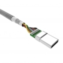 Câble de transfert de données en nylon, type LK30 - C Quick Charge 3.0