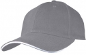 Casquette 6 Panel Sandwich heavy-brushed