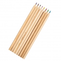 Coffret en bois avec 8 crayons de couleurs
