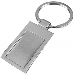 Porte-clés rectangulaire en métal