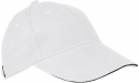 Casquette 6 Panel Sandwich heavy-brushed