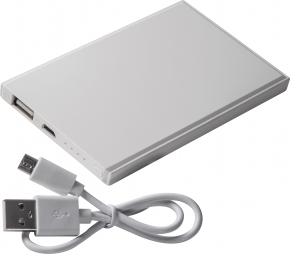 Powerbank 2200 mAh mit USB Anschluss, inkl. Ladekabel