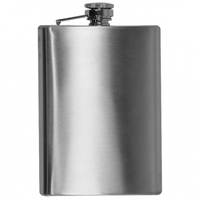 Stainless steel hip flask KANSAS CITY 237 ml