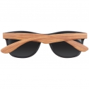 Sonnenbrille mit Bügeln in Holzoptik
