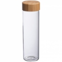 Glass bottle with bamboo lid SANTA CRUZ 500 ml