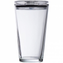 Glass mug with lid WATTENSCHEID 400 ml