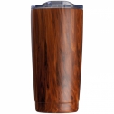 Stainless steel mug with wooden look COSTA RICA 550 ml
