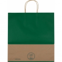 Big recycled paperbag with 2 handles