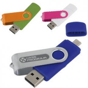 USB-Stick aus Metall und Kunststoff