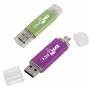 Metal and plastic OTG USB stick