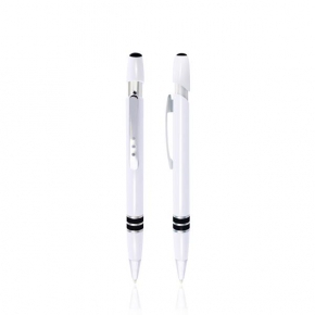 Plastic ball pen, with metal clip