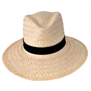 Men white straw hat