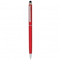 Plastic touch screen pen, with metal clip