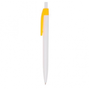 Пластиковая ручка с цветным зажимом