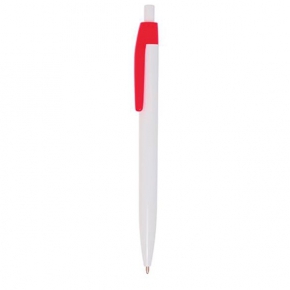 Plastic ball pen, with coloured clip / Coloxo
