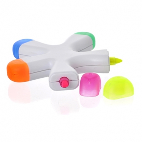 Plastic highlighter, with 5 colours