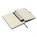 Hardcover notebook, and pocket