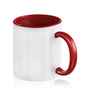 Bicolour ceramic mug for sublimation