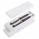 Metal ball pen and rollerball set, gift box / Inclos