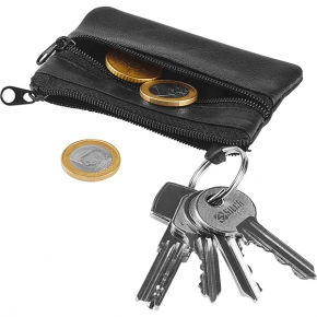 Rectangular leather coin purse