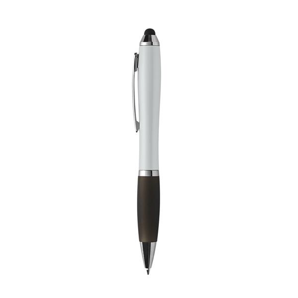 Plastic ball pen, with touch / Tappin