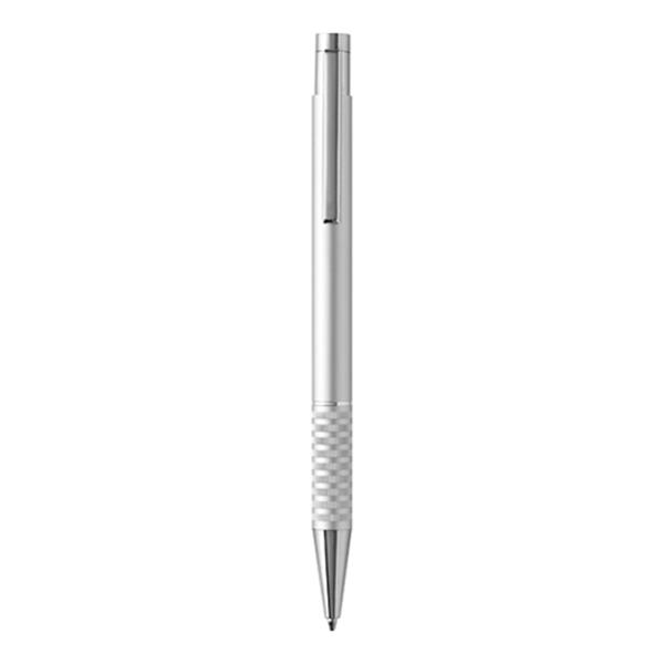 Metal ball pen, with silver coloured details