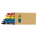Set of 6 crayons in a box / SixArt