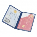 PVC double faced card holder