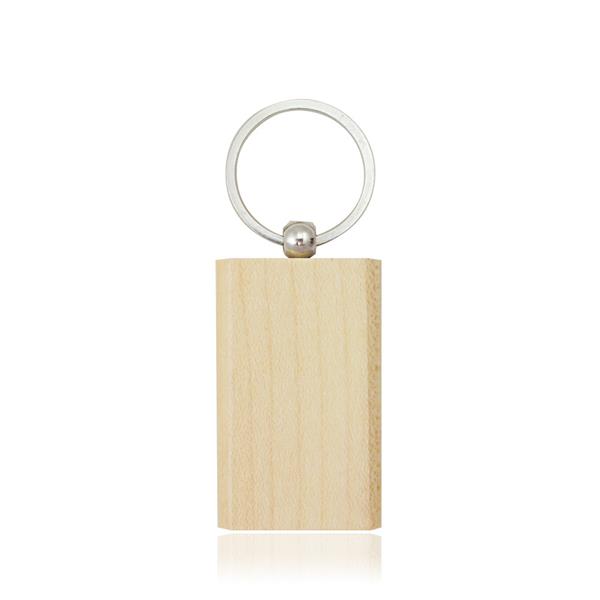 Rectangular wooden keyholder