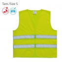 Homologated  safety vest, 100% polyester M