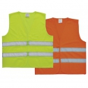 Homologated  safety vest, 100% polyester S