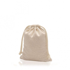 95g 100% Small cotton bag, with drawstrings