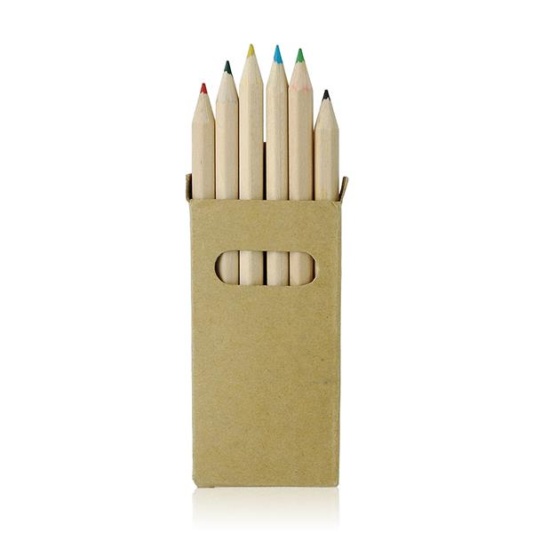 Set of 6 coloured pencils / Funnyset