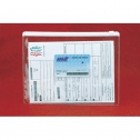 PVC document folder, A5 size with PVC closure / Zipdoc