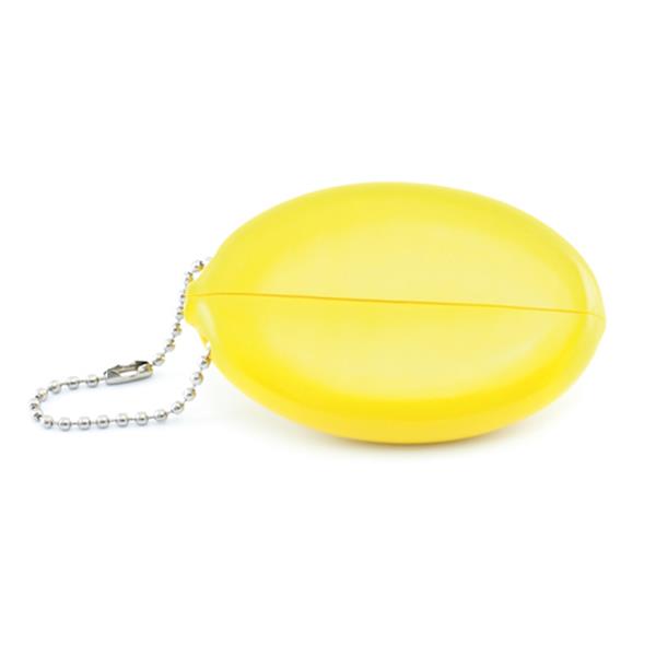PVC coin holder with key ring