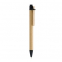 Картонная ручка с деревянной клипсой