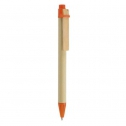 Картонная ручка с деревянной клипсой
