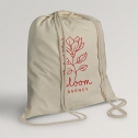 95g 100% Cotton drawstring bag / Backotton