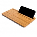 Wireless bamboo charging base, with mobile phone holder / Bacha